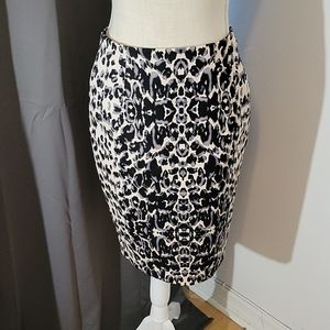 Mossimo Leopard Print Pencil Skirt